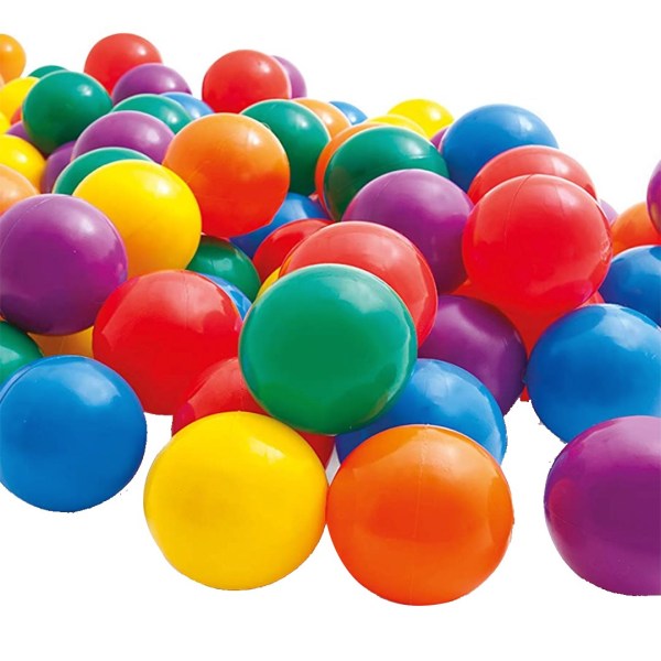 Intex Multi-Colored Fun Plastic Balls – rungsarung